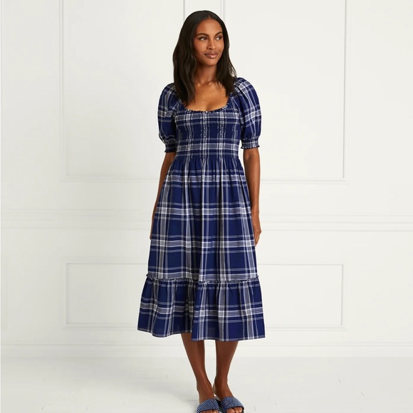 Hill House Dresses Hill House Home Louisa Nap Dress In Navy Spring